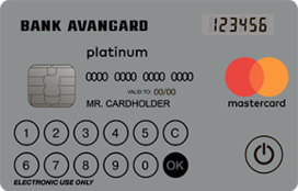 MasterCard Platinum (с дисплеем)