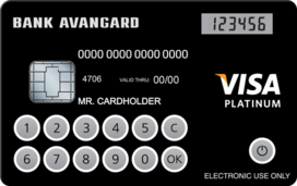 Visa Platinum (с дисплеем)